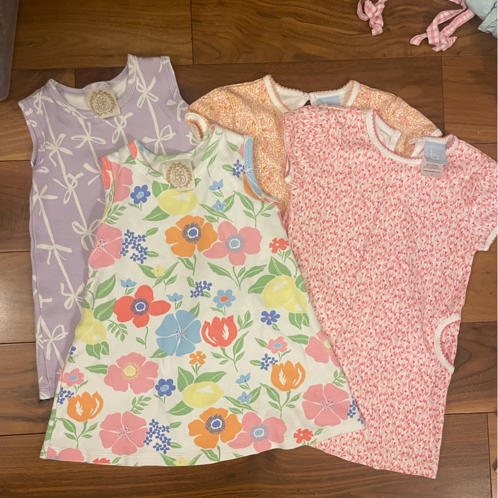 Bella bliss, little English, TBBC 5 piece dress bundle size 3